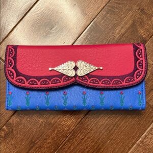 Loungefly Disney Anna Embroidered Wallet